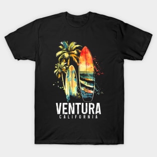 Ventura California Surf  Surfing Surfer T-Shirt